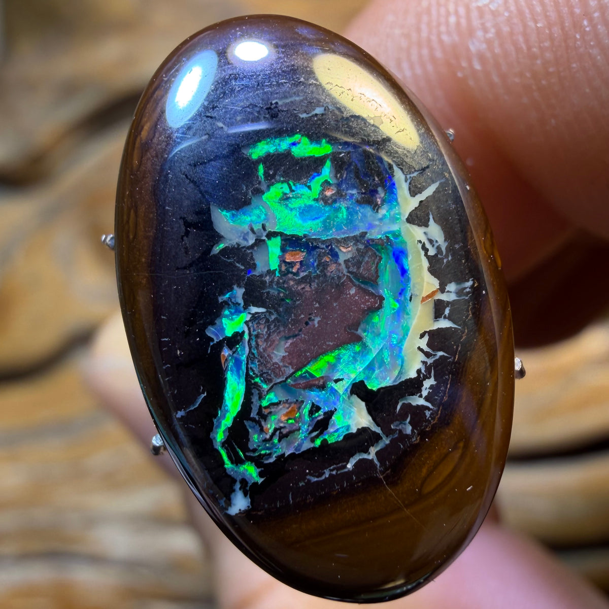 TGIF 15.5cts - Rare Yowah Nut Partial Crystal Centre Opal