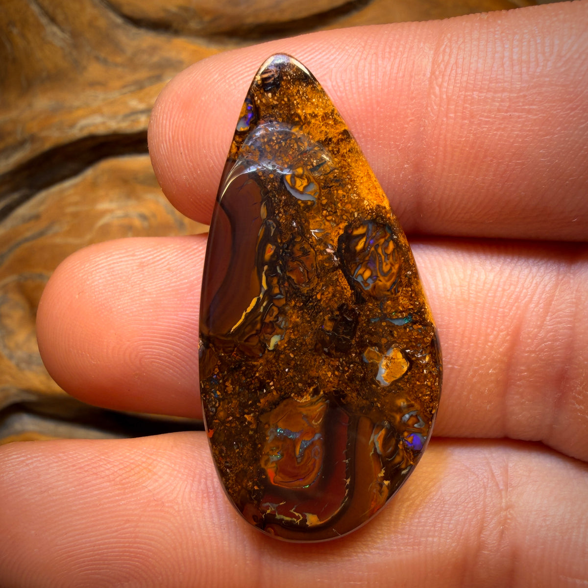 45cts - Tribal Yowah Nut Opal. Australian Opal