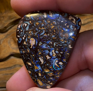 84.3cts - Queensland Boulder Tribal Opal. Double Sided Heavily Discounted - Opal Whisperers
