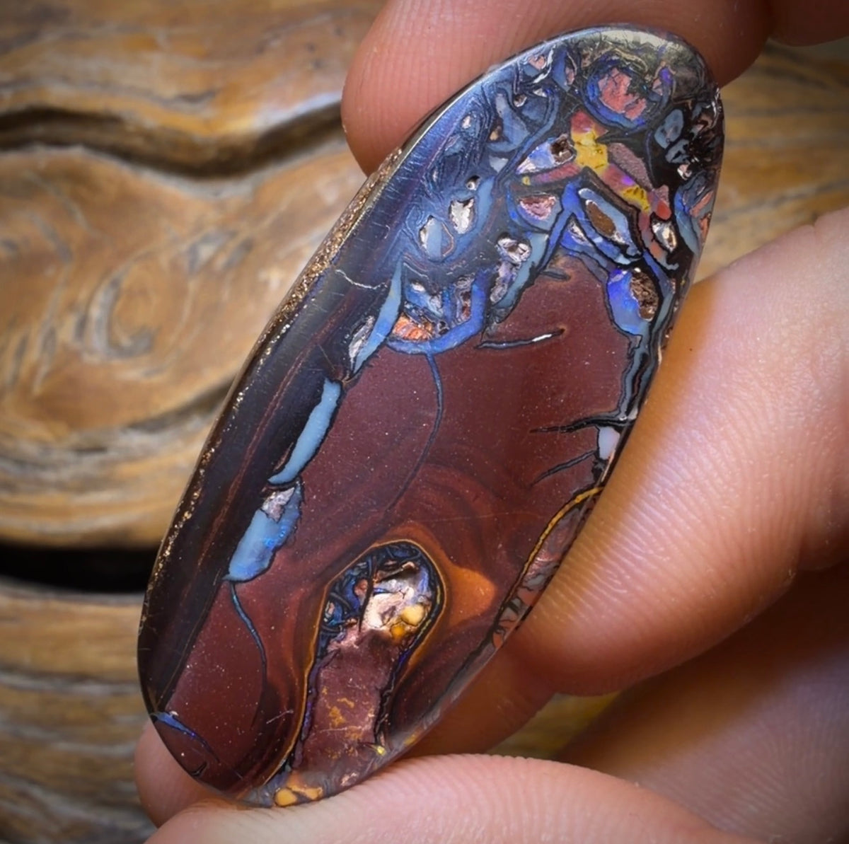 88.9cts - Tribal Australian Boulder Opal from Koroit