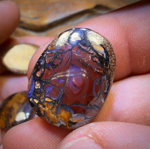 🔒 86.6cts - 5x Australian Tribal Boulder Opal’s. Wholesale Dealers Parcel