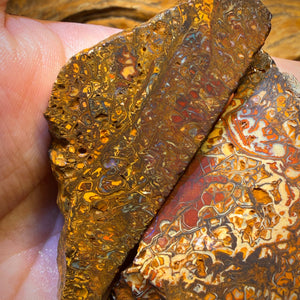 Dad Card! 689.5cts - 3x Yowah Nut Tribal Opal Rough Parcel. Australian Boulder Opal
