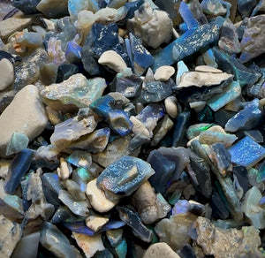 50cts - Lightning Ridge Opal TOP Rough Chip Parcels. BULK LISTING Bargain $3/Ct - Opal Whisperers
