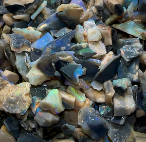 50cts - Lightning Ridge Opal TOP Rough Chip Parcels. BULK LISTING Bargain $3/Ct - Opal Whisperers