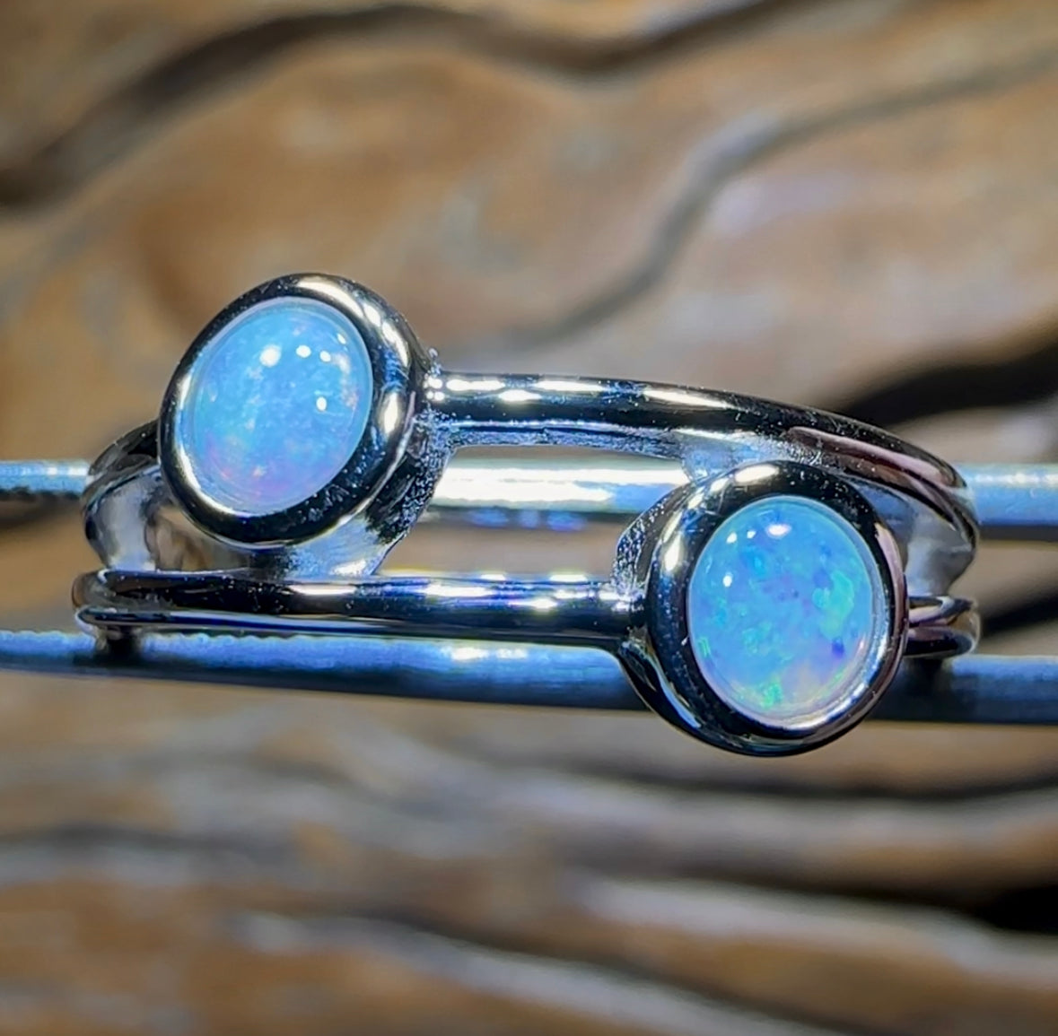 🔒Sterling Silver - WHOLESALE 9 PIECE RING PARCEL. Solid South Australian Opal Jewellery