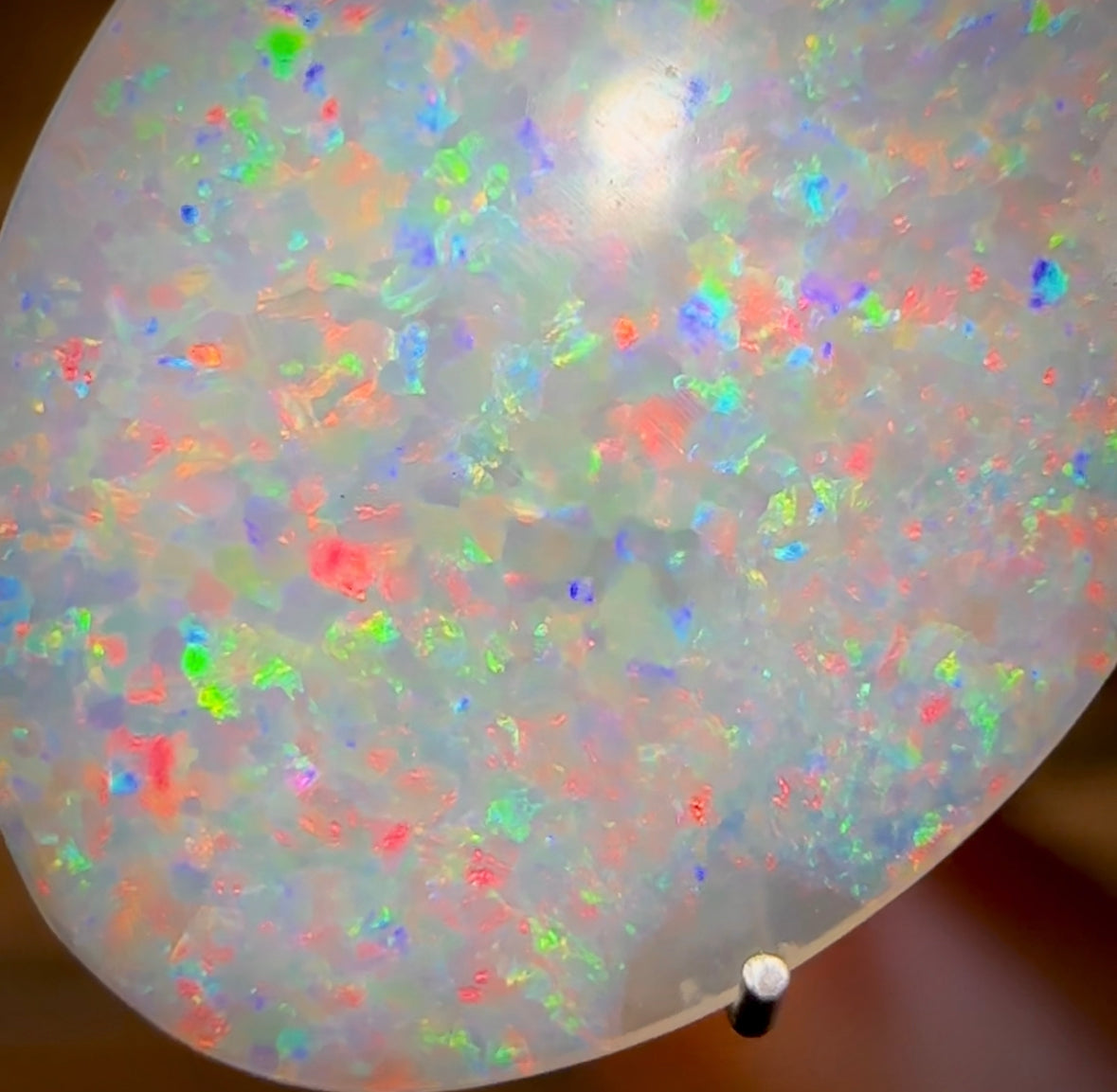 3.8cts - GEM QUALITY South Australian Crystal Opal, Double Sided - Opal Whisperers