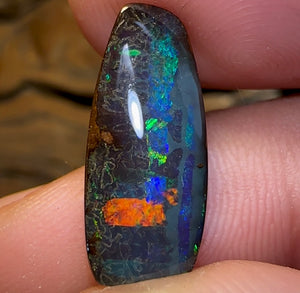 7.1cts - Solid Queensland Black Boulder Opal - Opal Whisperers