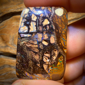 97.2cts - Large Tribal Australian Boulder Opal from Yowah