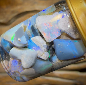 43.5cts - Vial of Lightning Ridge Opal - Opal Whisperers