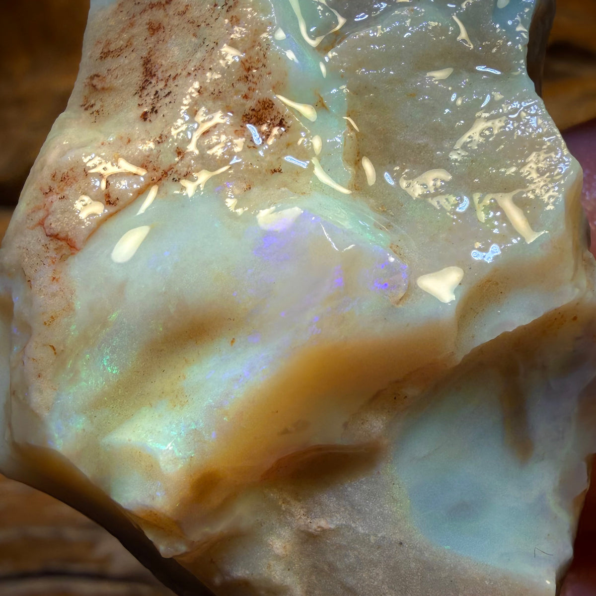 201.6cts - Lightning Ridge Semi Dark Opal Rough Piece