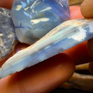 176,2 ct – 3x Lightning Ridge Opal Rohsteinpaket