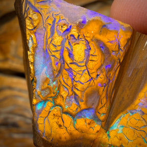 TGIF 237.7cts - Tribal Yowah Nut Opal Rough Preform Rub
