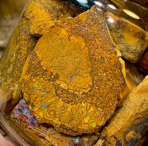 126.4g - Jar of Rough Australian Boulder Opal