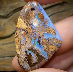 41 x 26mm - Drilled Australian Boulder Opal