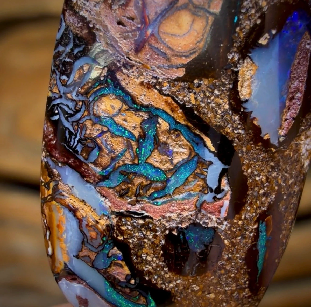 Wild Card Cluster Card! 23.8cts - Tribal Australian Boulder Opal from Yowah