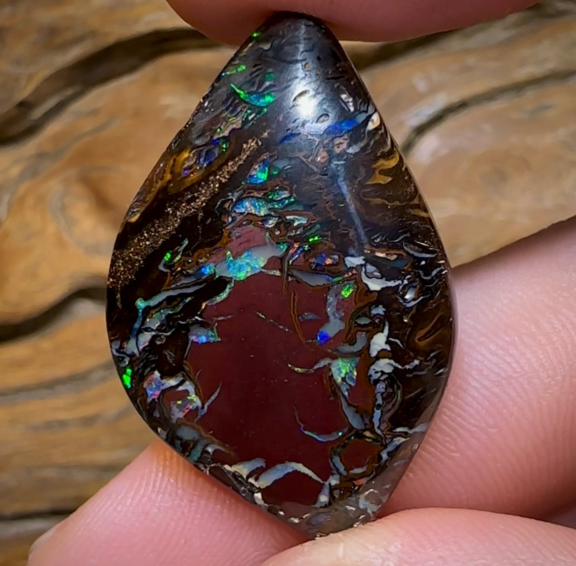 47.9cts - Tribal Koroit Nut Opal. Double Sided - Opal Whisperers