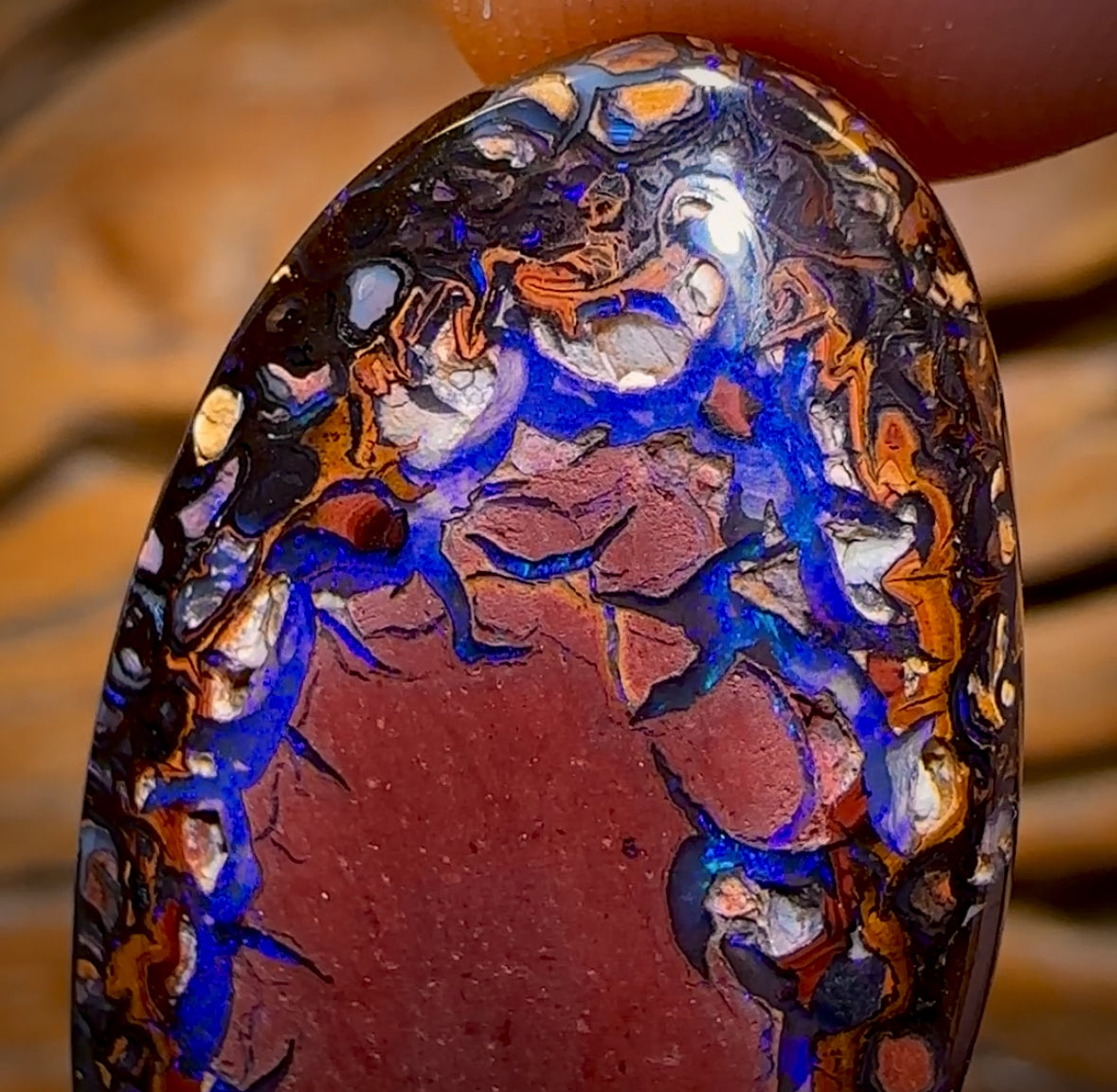 51.8cts - Tribal Queensland Boulder Opal from Yowah