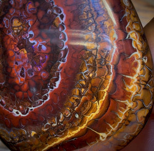 172.2cts - “Tribal Heart”Queensland Boulder Opal from Koroit