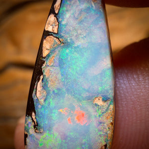 14.5cts - Yowah Nut Crystal Centre Opal. Australian Boulder Opal