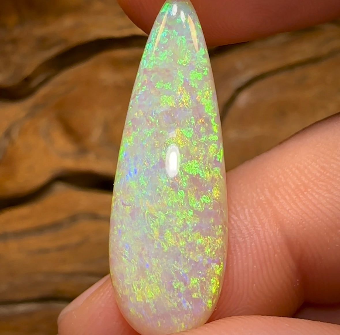 13.7cts - Top South Australian Opal from Renowned Olympic Field - Opal Whisperers