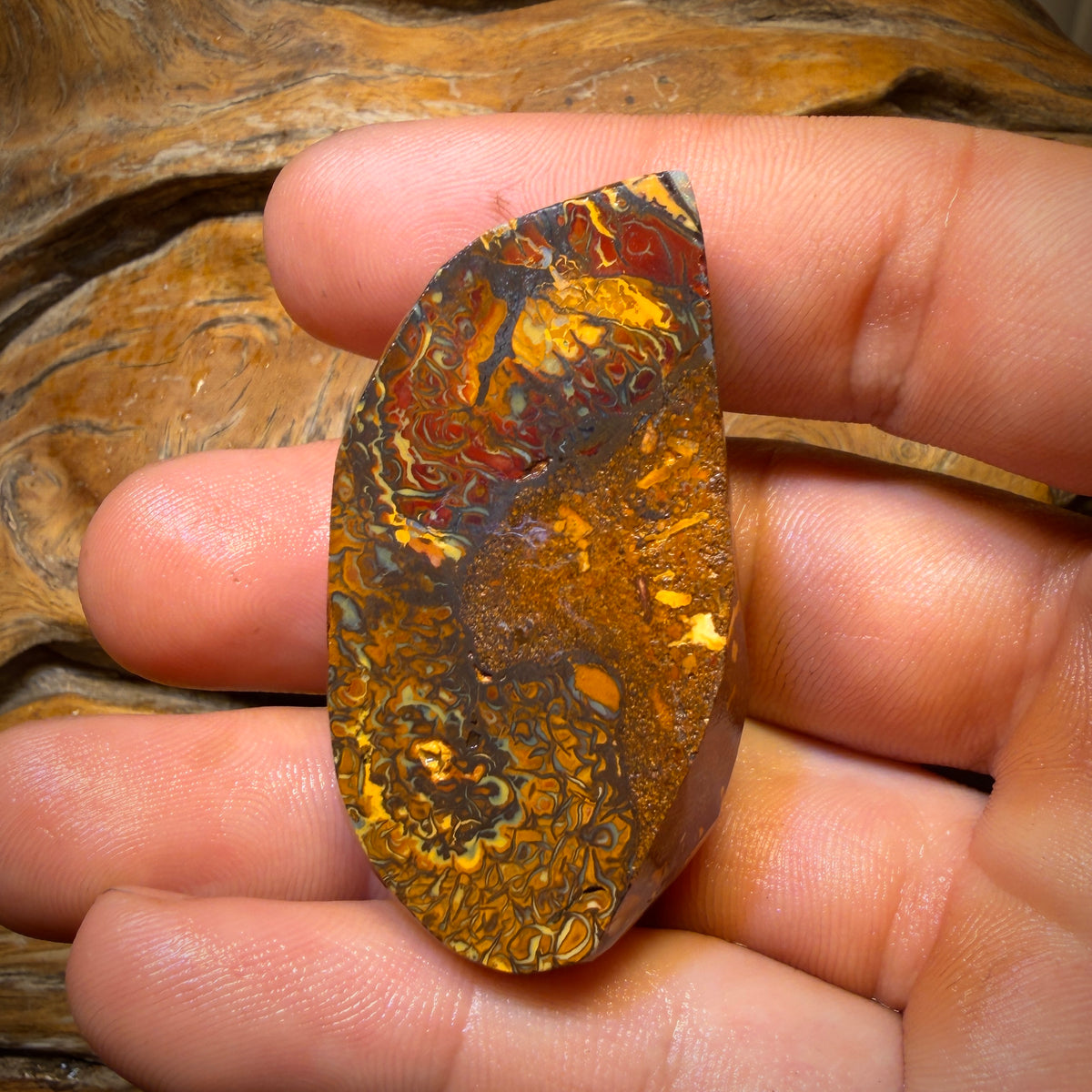 198.3cts - Tribal Yowah Nut Opal Rub. Australian Opal Wow Pattern WOW Price only $1/ct Massive Rub