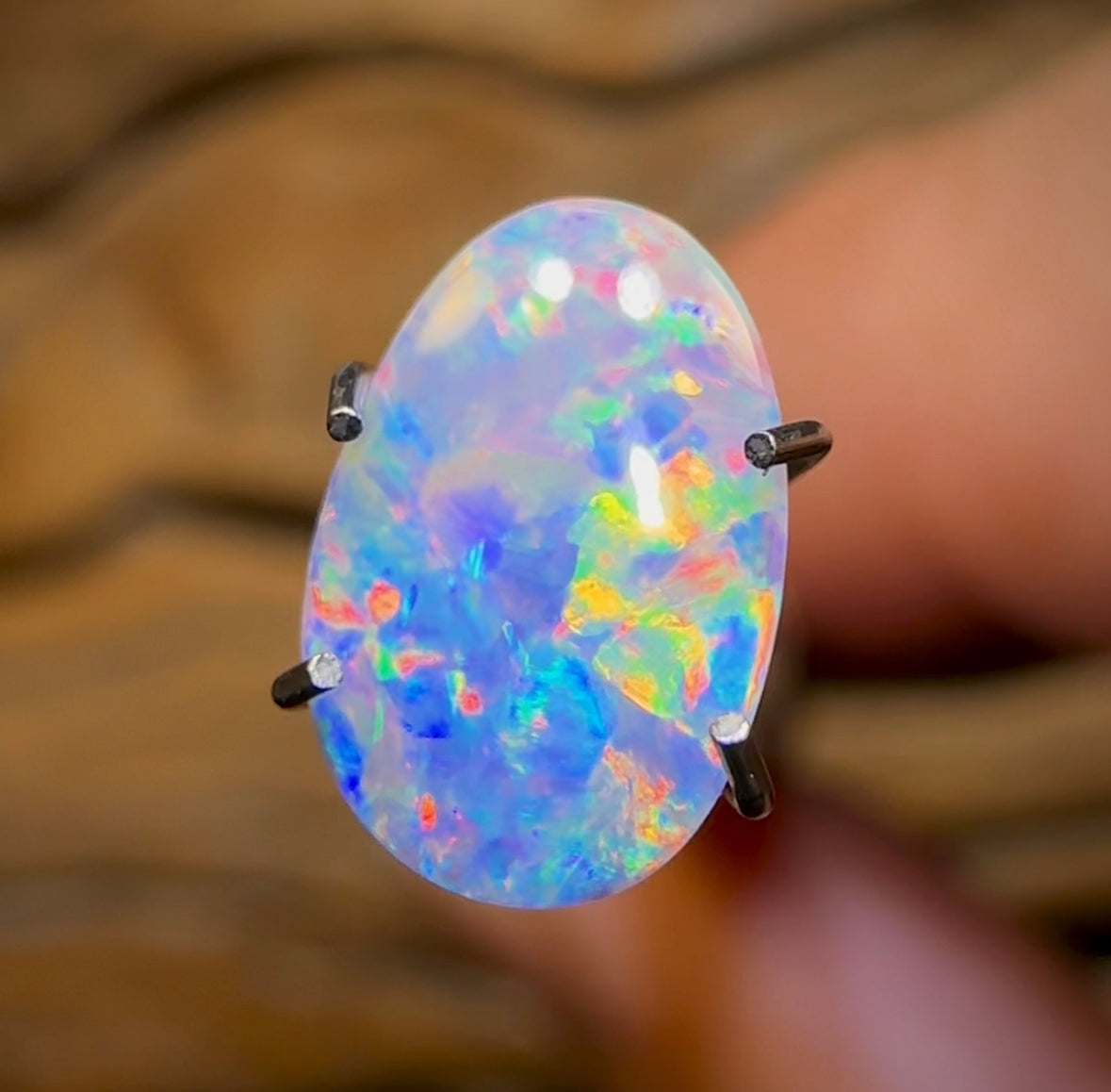 1.1cts - Gem Quality Queensland Boulder Opal from Winton - Opal Whisperers