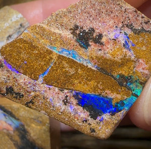 400cts - 3x Queensland Boulder Pipe Opal Rough Rubs - Opal Whisperers