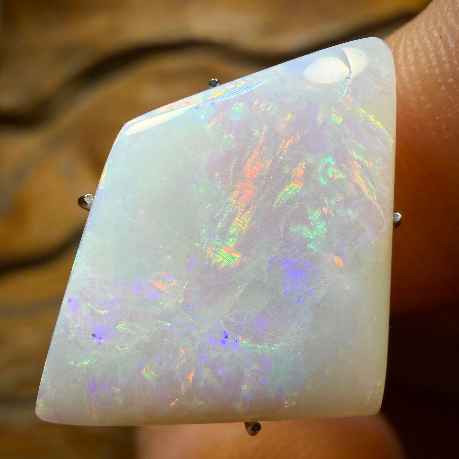 8.3cts - South Australian White Opal from Coober Pedy
