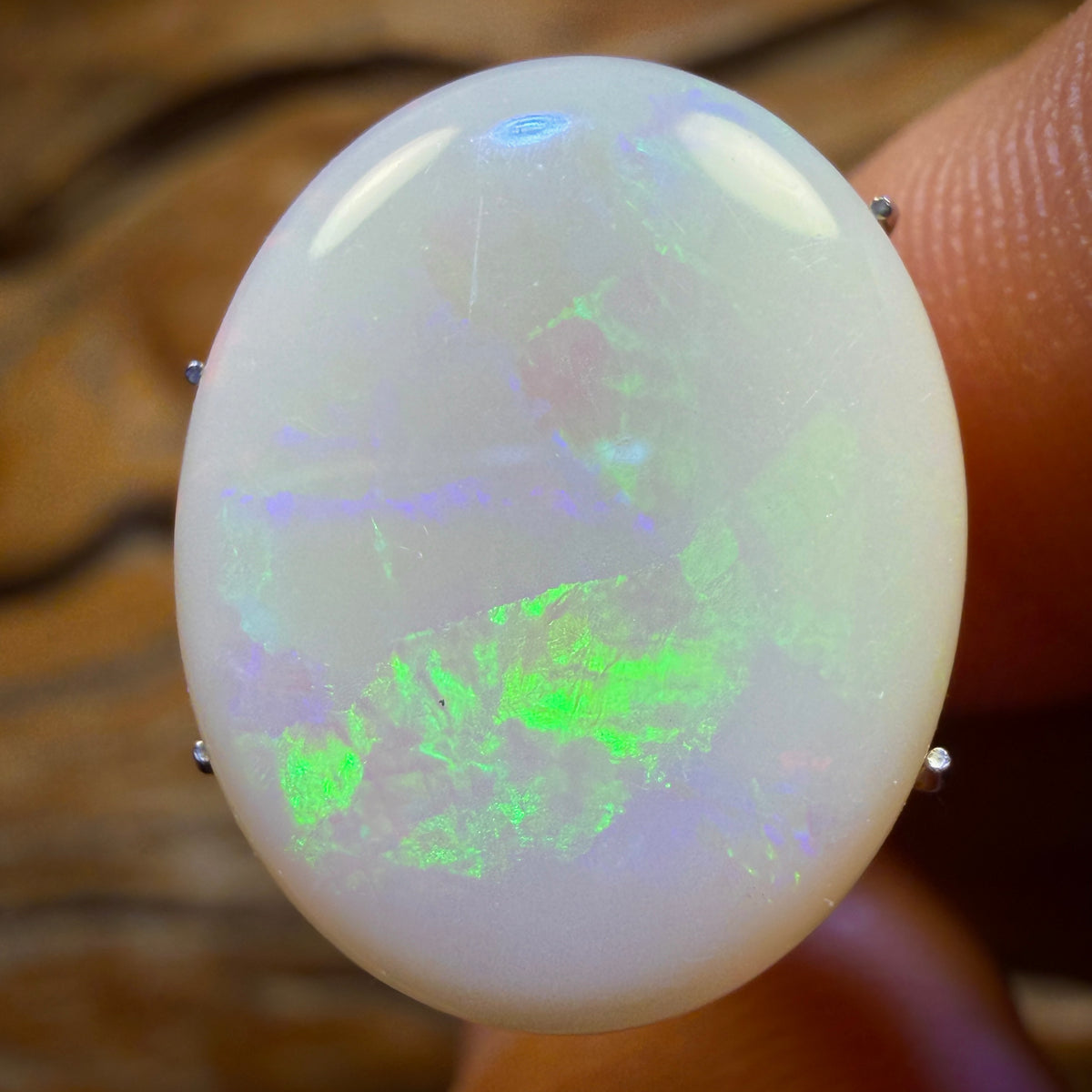 8.3cts - South Australian White Opal from Coober Pedy
