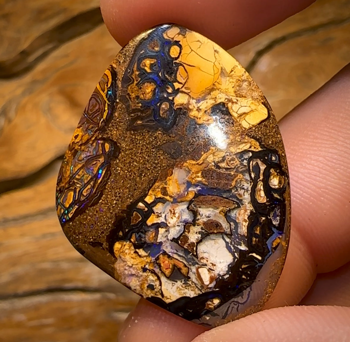 28.3cts - Tribal Australian Boulder ConglomerateOpal from Yowah BARGAIN