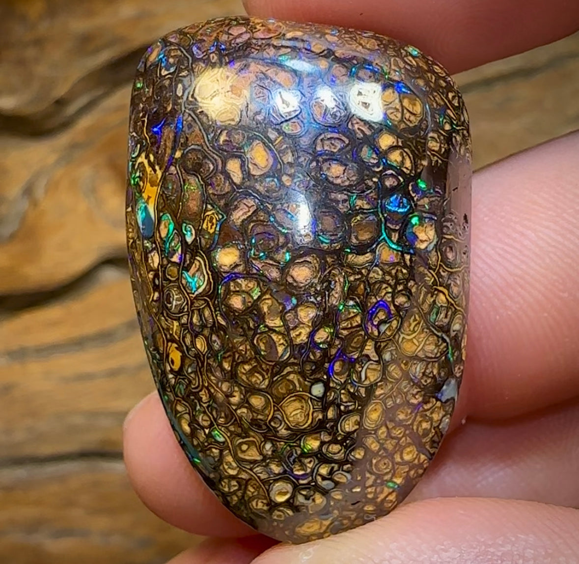 71cts - Yowah Nut Tribal. Australian Boulder Opal - Opal Whisperers