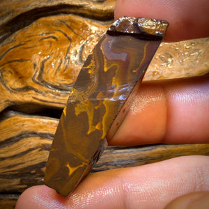 124.7cts - Queensland Boulder Opal Rough Preform from Duck Creek