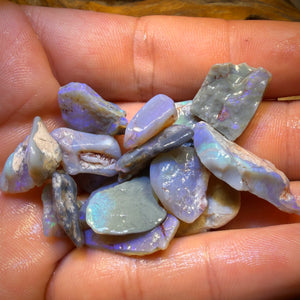81.9cts - 21x Lightning Ridge Opal Rough Parcel