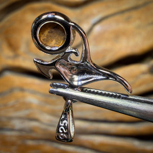 Sterling Silver - Australian Boulder Opal Doublet ROO Pendant