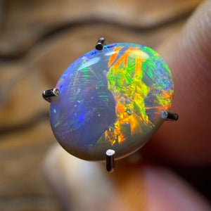 📣 OPALFEST 🔨 AUCTION 🔨 No Reserve 1.1cts - Dark Opal from Lightning Ridge