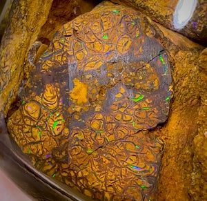 132.7g - Jar of Rough Australian Boulder Opal