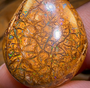 17.9cts - Tan Tribal Yowah Nut Opal. Australian Opal