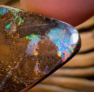12.1cts - Australian Boulder Opal from Yowah with Red