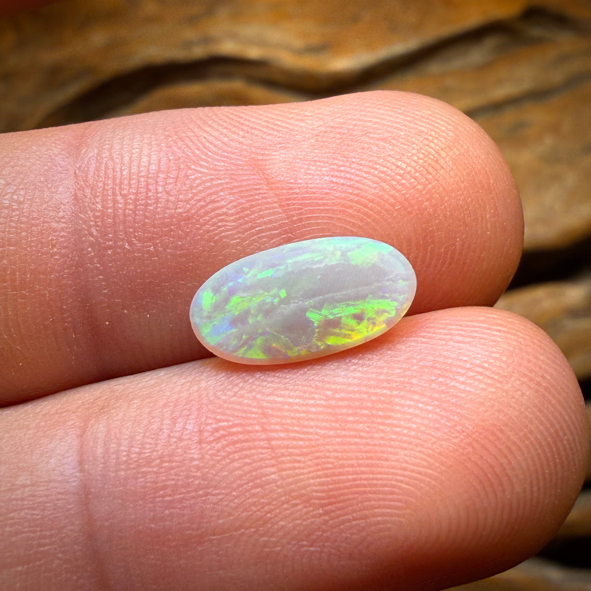 1,4 ct - Opale noire de Lightning Ridge