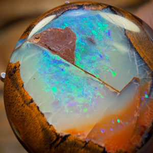🔨 AUCTION 🔨 Reserve 💎 High Roller Banger Auction 💎 7.8cts - Yowah Nut Kernel Opal. Australian Boulder Opal