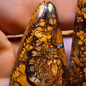 128.4cts - Tribal Queensland Boulder Opal Pair