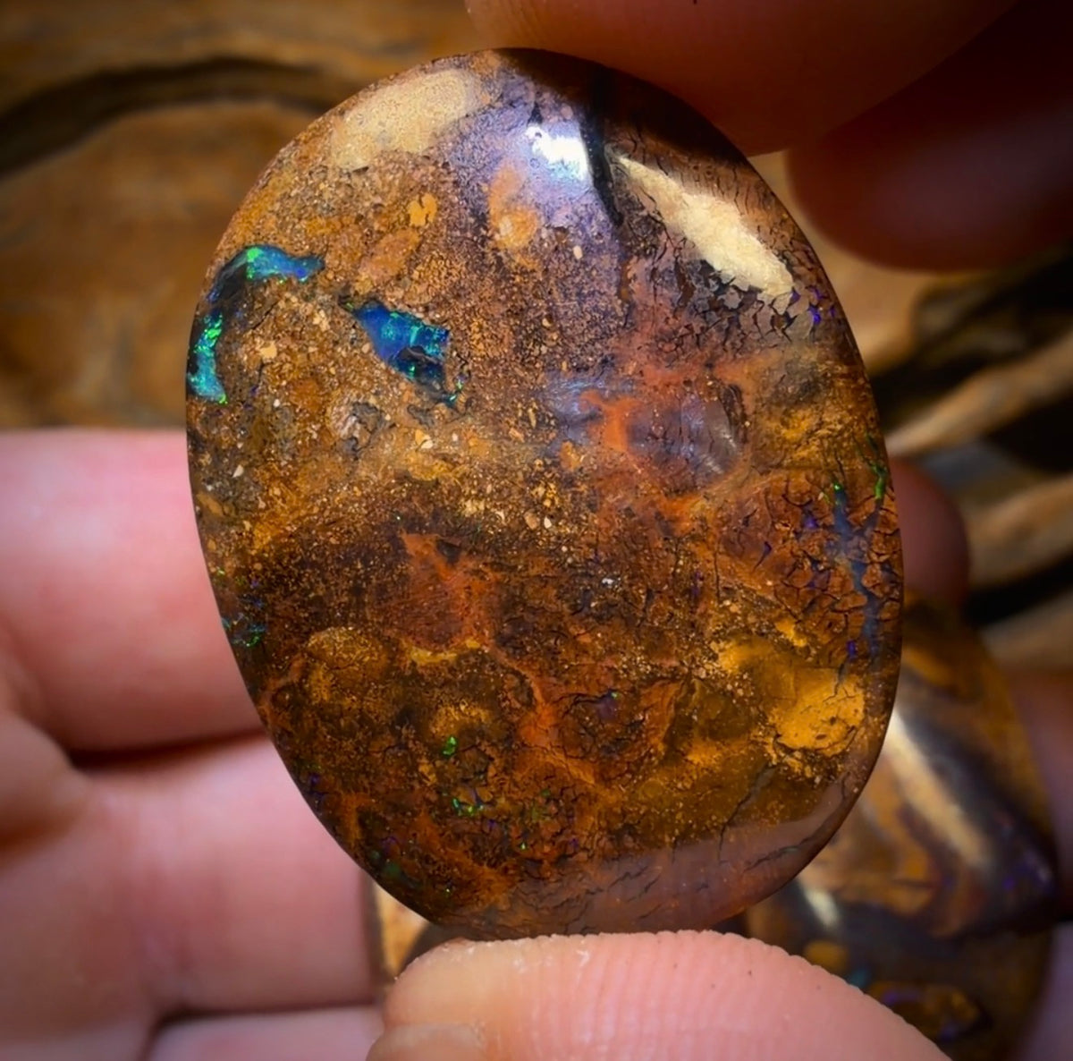 88.9cts - 3x Australian Boulder Opal’s. Wholesale Dealers Parcel