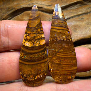 83.9cts - Tribal Queensland Boulder Opal Pair