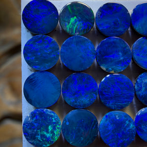 🔒6.3cts - 16x Australian Boulder Opal Doublets WHOLESALE PARCEL