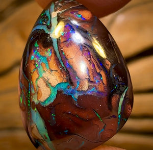 38.7cts - Tribal Queensland Boulder Opal Matching Pair