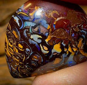 33.4cts - Tribal Queensland Boulder Opal from Koroit