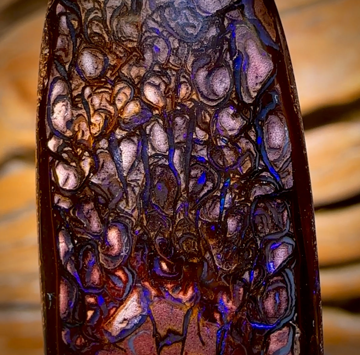 52.2cts - Tribal Yowah Nut Opal. Australian Opal