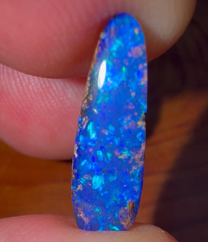 4.25cts - DEEP BLUE Oceanic Solid Boulder Pipe Opal - Opal Whisperers