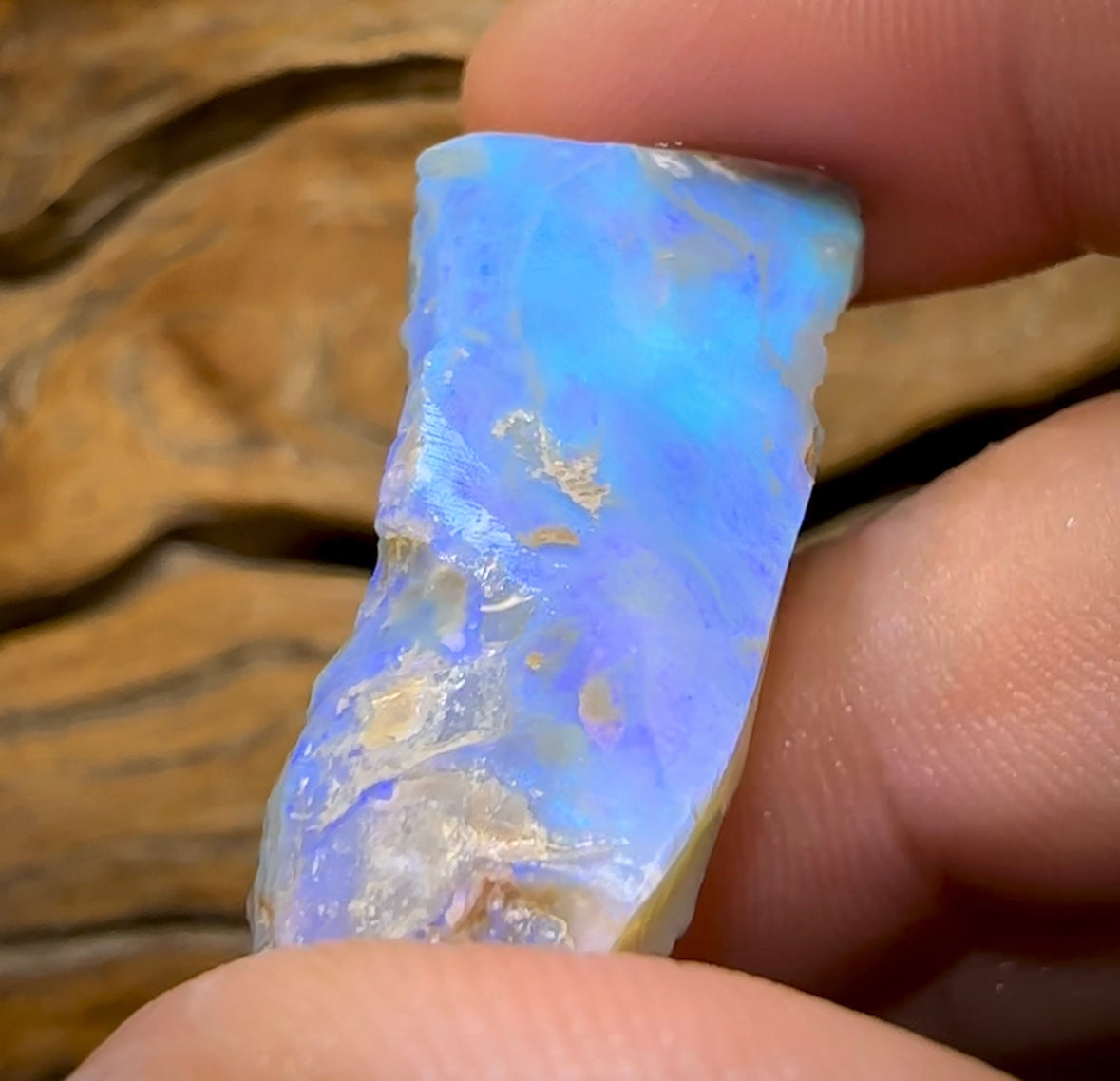 21.1cts - Lightning Ridge Dark Opal Rub - Opal Whisperers