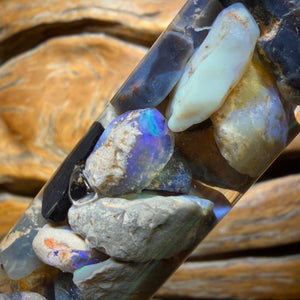 118.9cts - Lightning Ridge Opal Vial